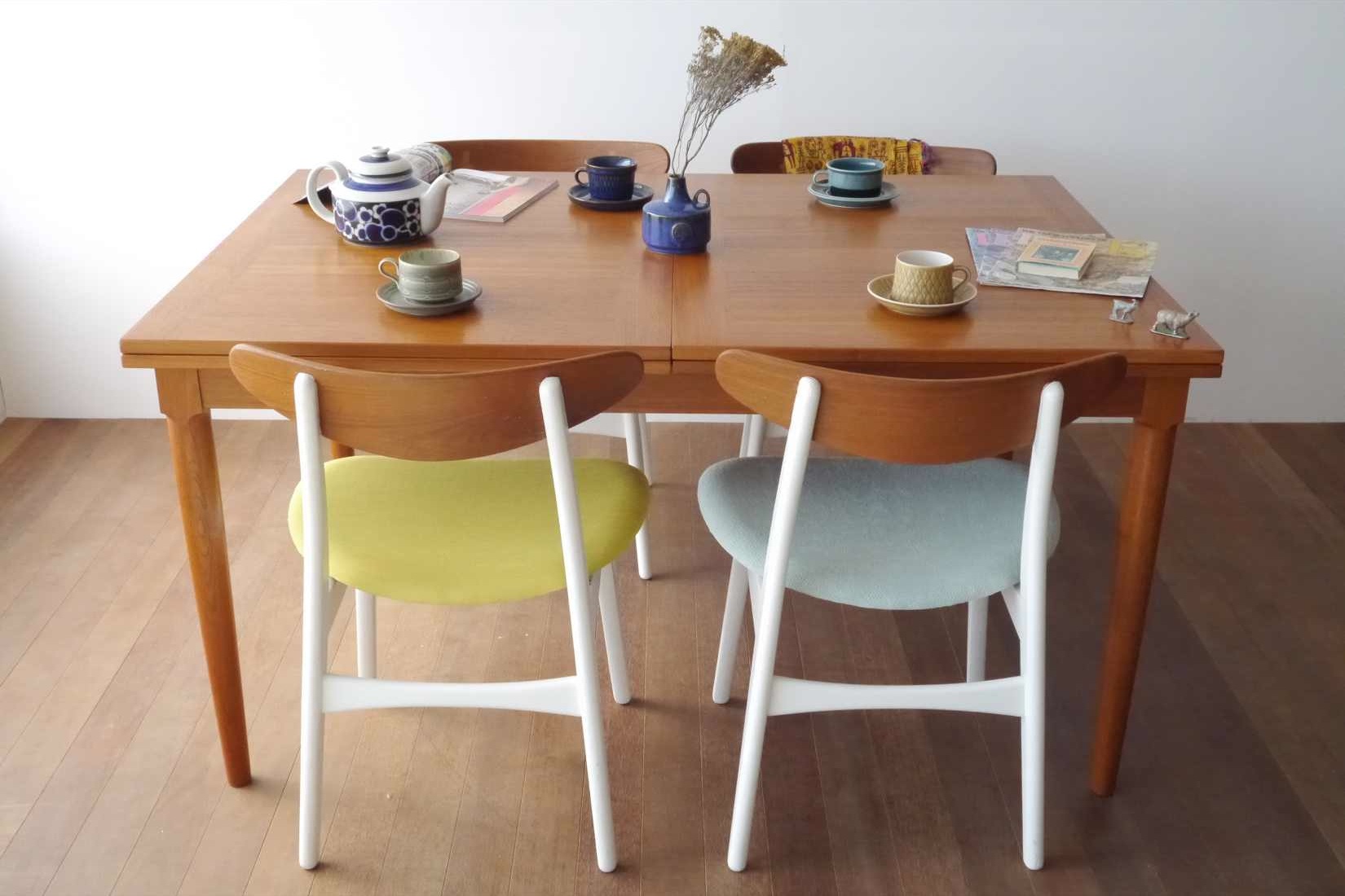 ビンテージ北欧家具のダイニングテーブルの選び方 7つのポイント - 北欧家具tanukiのブログ